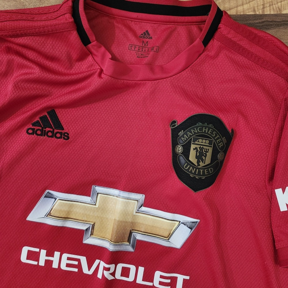 Manchester United 2019/2020 Home Adidas Football Shirt Soccer Jersey Size Medium